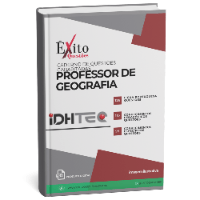 Imagem do produto CADERNO DE QUESTÕES GABARITADAS: PROFESSOR DE GEOGRAFIA IDHTEC