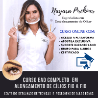 Imagem do curso CURSO ALONGAMENTO DE CÍLIOS FIO A FIO E VOLUMES RÁPIDOS