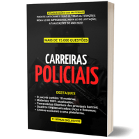 Imagem do produto Carreiras Policiais: Mais de 15.000 questões + 11 Bônus.