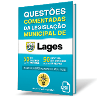 Imagem do produto QUESTÕES COMENTADAS DA LEGISLAÇÃO DO MUNICÍPIO DE LAGES.