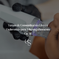 Imagem do produto Termo de Consentimento Livre, Informado e Esclarecido para Microagulhamento Facial