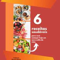Imagem do produto 6 receitas saudáveis para você começar hoje um novo estilo de vida