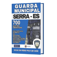 Imagem do curso + 700 QUESTÕES COMENTADAS GUARDA MUNICIPAL DE SERRA - ES