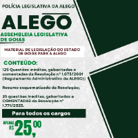 Imagem do curso ALEGO - Curso de Legislação do Estado de Goiás