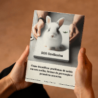 Imagem do produto E-book: SOS Orelhudos: Como identificar problemas de saúde em seu coelho, formas de prevenção e primeiros socorros.