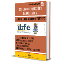 Imagem do produto CADERNO DE QUESTÕES GABARITADAS: ASSISTENTE ADMINISTRATIVO, IBFC-UFPB