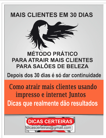 Imagem do produto MAIS CLIENTES EM 30 DIAS PARA SALÃO DE BELEZA