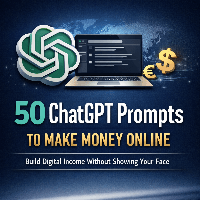 Imagem do produto 50 ChatGPT Prompts to Make Money Online