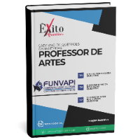 Imagem do produto CADERNO DE QUESTÕES GABARITADAS: PROFESSOR DE ARTES, FUNVAPI