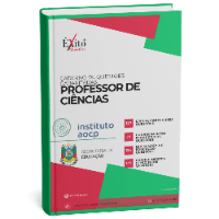 Imagem do produto CADERNO DE QUESTÕES GABARITADAS PROFESSOR DE CIÊNCIAS, INSTITUTO AOCP