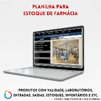Imagem do produto Planilha de estoque para farmácia, Angola.