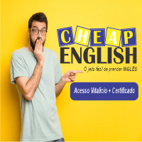 Imagem do curso INGLÊS DO JEITO FÁCIL - CHEAP ENGLISH