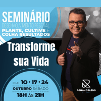 Imagem do curso SEMINÁRIO DE DESENVOLVIMENTO PESSOAL: PLANTE, CULTIVE E COLHA RESULTADOS!