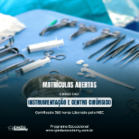 Imagem do produto Curso EAD - Instrumentação e Centro Cirúrgico [Certificado 360 horas Liberado pelo MEC]