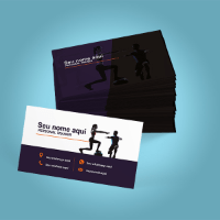 Imagem do produto Cartão de Visita Personal Trainer - MODELO 3 - Criativo AZ