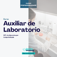 Imagem do curso Curso de Formação em - Auxiliar de Laboratório de Análises Clínicas - Certificado 320 horas [50% OFF].