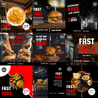 Imagem do produto Pack de Templates para Restaurantes - Redes Sociais que Dão Água na Boca!