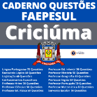 Imagem do curso PDF CADERNO QUESTÕES - FAEPESUL CRICIÚMA