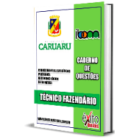 Imagem do produto CADERNO DE QUESTÕES GABARITADAS: TÉCNICO FAZENDARIO, CARUARU PE 2023