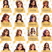 Imagem do produto Pack Canva Princesas do Senhor - Amarelo