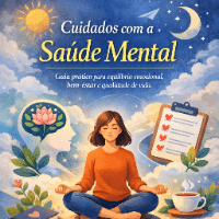 Imagem do curso Cuidados co a Saúde Mental. Guia prático para equilíbrio emocional, bem-estar e qualidade de vida