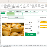 Imagem do produto Planilha  Controle de Produção Padaria Ficha Técnica em Excel 7.0 365