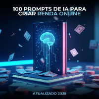 Imagem do produto 100 Prompts de IA para Criar Renda Online