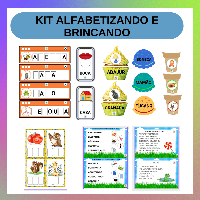 Imagem do curso KIT ALFABETIZANDO E BRINCANDO