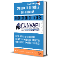 Imagem do curso CADERNO DE QUESTÕES GABARITADAS: PROFESSOR DE INGLÊS, FUNVAPI