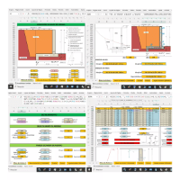 Imagem do produto Fundações, Contenções e Mecânica dos Solos - Planilha de Cálculo Estrutural de Fundações, Contenções e Mecânica dos Solos