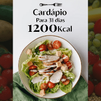 Imagem do produto Cardápio 1200kcal - 31 dias