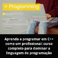 Imagem do produto Aprenda a programar em C++ como um profissional: curso completo para dominar a linguagem de programação