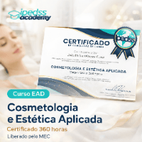 Imagem do curso Curso EAD - Cosmetologia e Estética Aplicada - Certificado 360 horas Liberado pelo MEC.