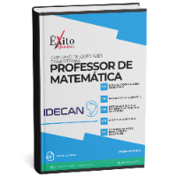 Imagem do produto CADERNO DE QUESTÕES GABARITADAS: PROFESSOR DE MATEMÁTICA, IDECAN