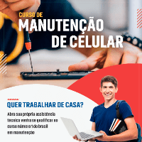 Imagem do curso Curso manutenção de celular