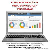 Imagem do produto Planilha Formação de Preço de Produtos - Precificação