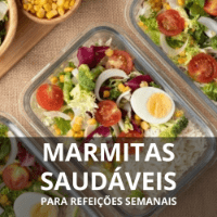 Imagem do produto Marmitas saudáveis para refeições semanais