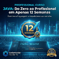 Imagem do curso Jornada Java do Zero: Do Início ao Primeiro Emprego em 12 Semanas