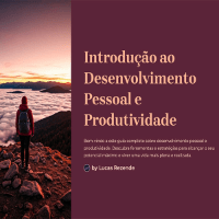 Imagem do produto Ebook Introdução ao Desenvolvimento Pessoal e Produtividade