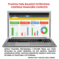 Imagem do produto Planilha para Balanço Patrimonial – Controle Financeiro Completo