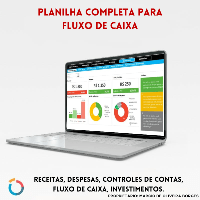 Imagem do produto Planilha completa para gestão financeira com Fluxo de caixa - DRE