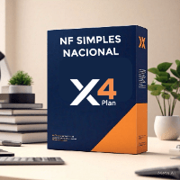 Imagem do produto X4Plan Planilha de Controle de Nota Fiscal Simplens Nacional 2025 + Cálculo de Imposto Automático. Gestão de Impostos Empresas.