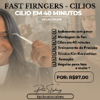 Imagem do produto Perfil Minha Conta Curso de Cilios - Fast Fingers 4 em 1 + Bonus