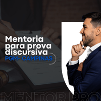 Imagem do curso Mentoria para Prova Discursiva PGM Campinas com Prof. Marcílio Ferreira
