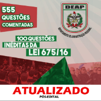 Imagem do curso PDF COM 555 QUESTÕES COMENTADAS DEAP-SC