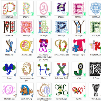 Imagem do produto Monogramas prontos para bordar