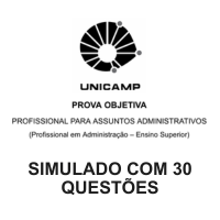 Imagem do produto 02 Simulados - Unicamp Nível Superior - Profissional em Administração