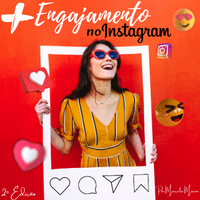 Imagem do curso + Engajamento no Instagram