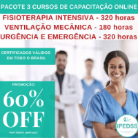 Imagem do curso PACOTE 3 CURSOS DE CAPACITAÇÃO: FISIOTERAPIA INTENSIVA; URGÊNCIA E EMERGÊNCIA; VENTILAÇÃO MECÂNICA E FISIOLOGIA CARDIORRESPIRATÓRIA