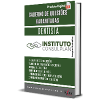 Imagem do produto CADERNO DE QUESTÕES GABARITADAS: DENTISTA CONSULPLAN